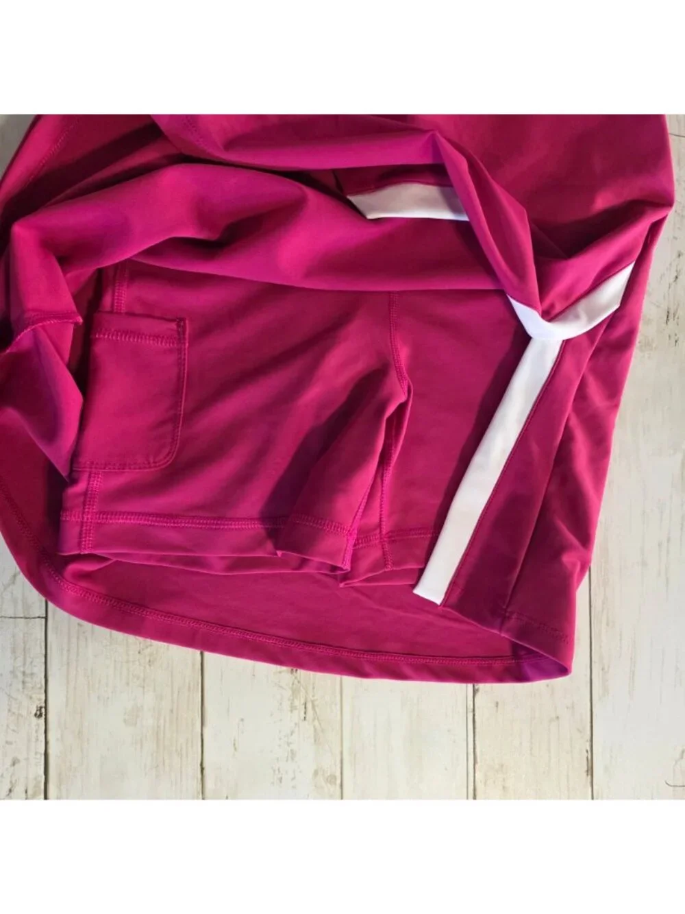 NWT SAGE Collective Pink Athletic Dress Romper Skort S Gorpcore Tennis Sporty - Picture 4 of 8